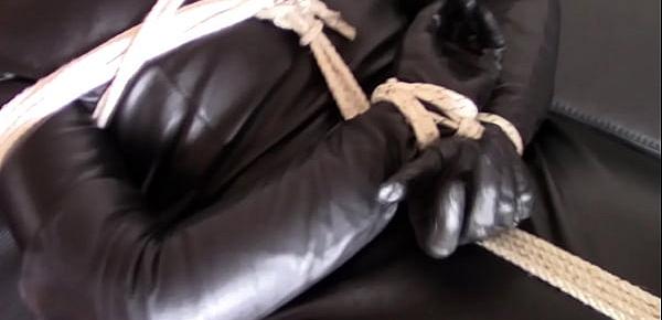  My amateur bondage, February 24, 2018 Leather bondage